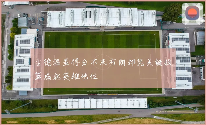 古德温虽得分不及布朗却凭关键投篮成就英雄地位